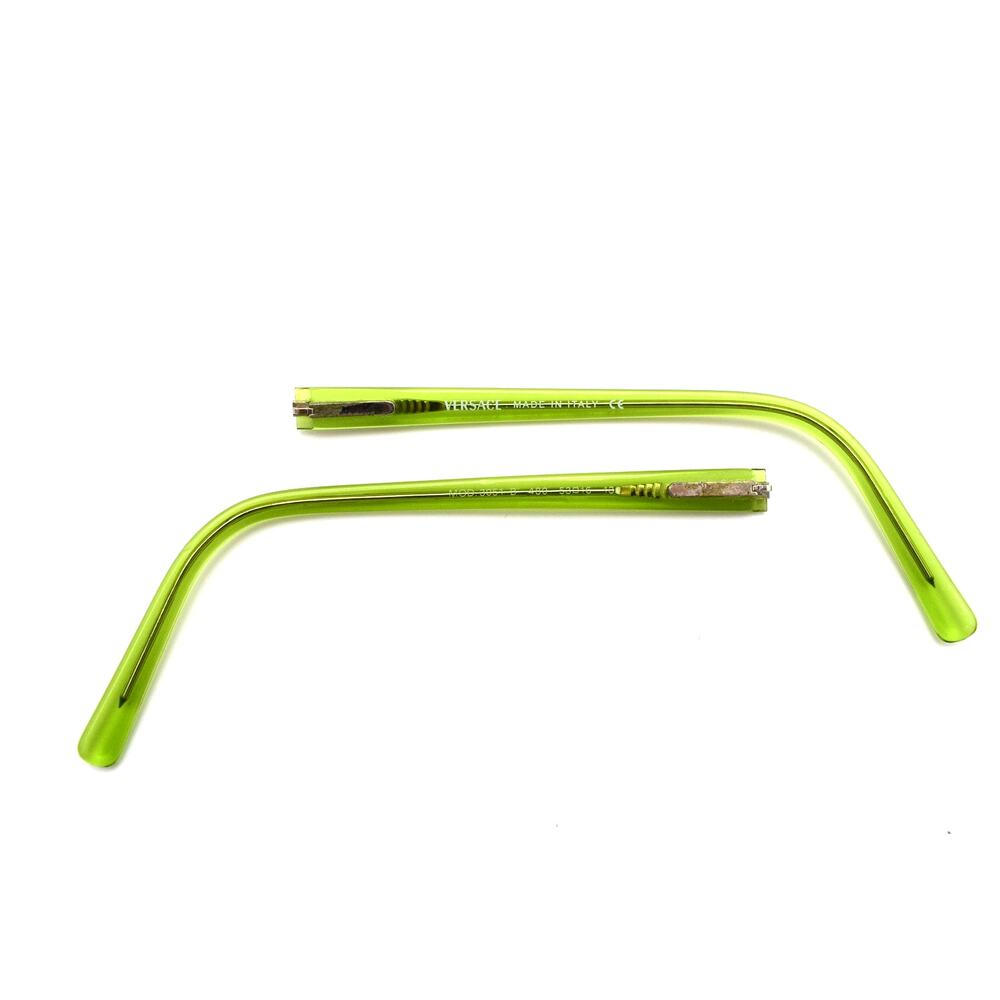Versace 3051-B 480 Green 130mm Replacement Eyeglass TEMPLE ARMS ONLY - GOOD